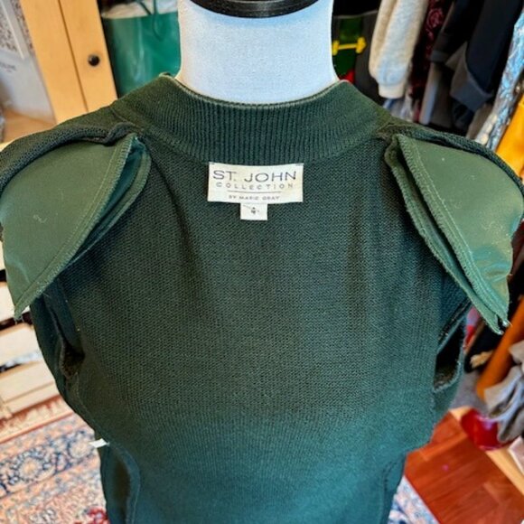 St. John Collection Evening Size 4 Green Jacket - Picture 8 of 8